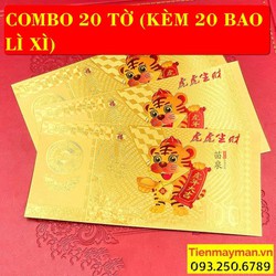 COMBO 20 _ Tờ Tiền Macao 100 In Hình Con Cọp Mạ Plastics Vàng - Quà tặng ý nghĩa dịp tết Nhâm Dần - MẪU 2, Tết 2022 COMBO 20 _ Tờ Tiền Macao 100 In Hình Con Cọp Mạ Plastics Vàng - Quà tặng ý nghĩa dịp tết Nhâm Dần - MẪU 2, Tết 2022