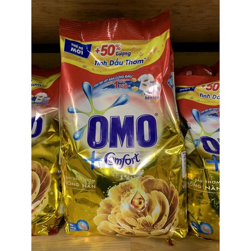 1 thùng OMO bột giặt 6kg 3 bịch
