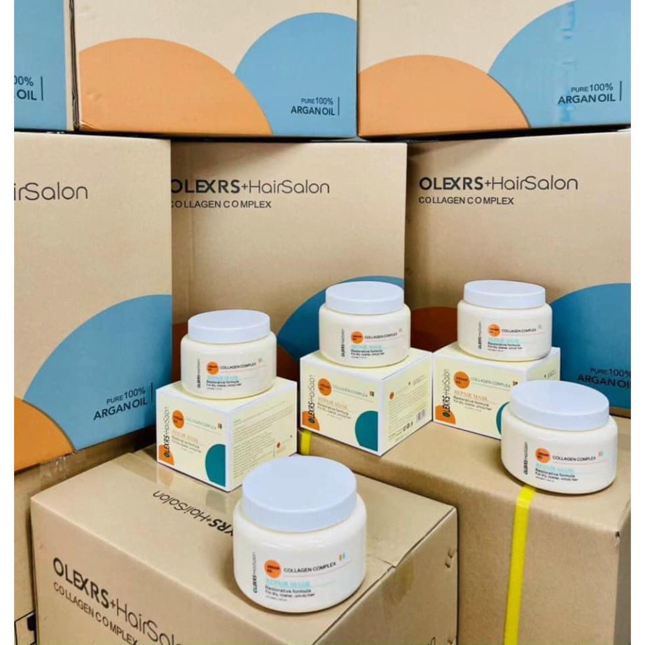 Kem ủ tóc Olexrs Collagen Complex dưỡng tóc chuyên sâu 500ml