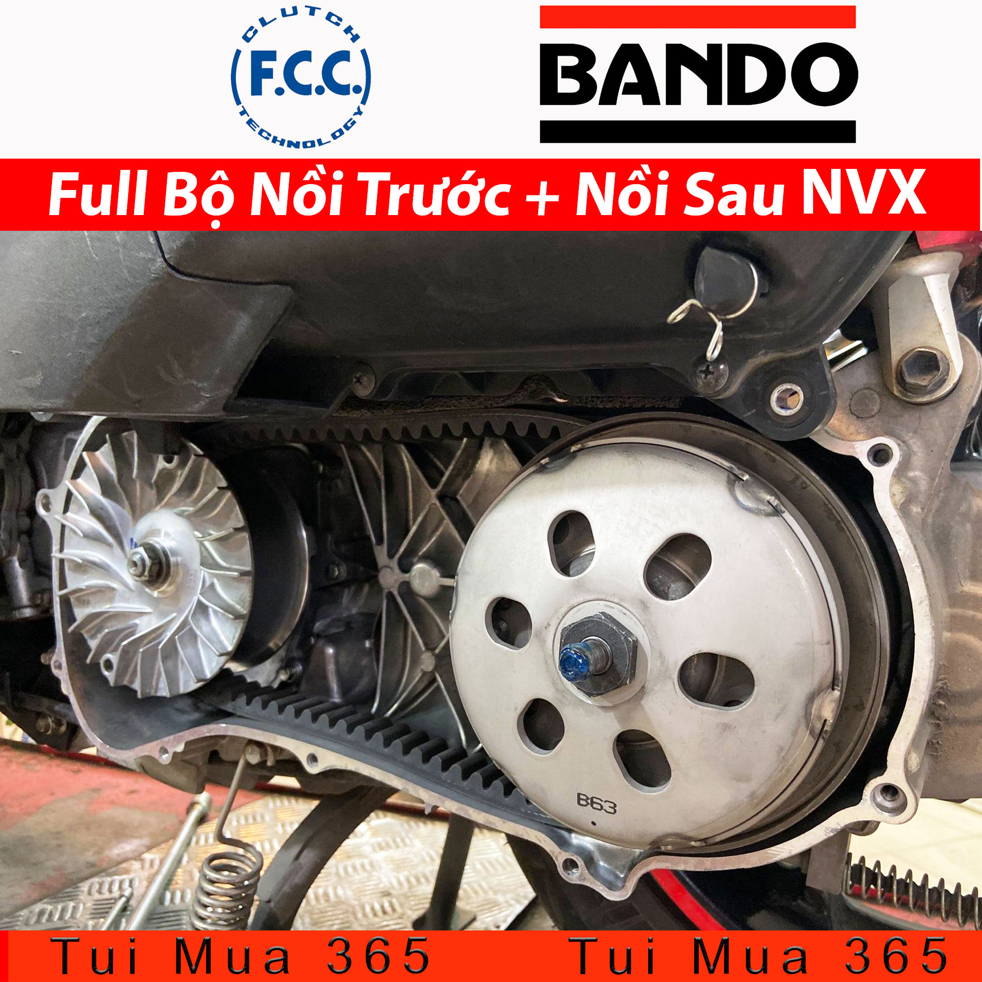 Combo Bộ Nồi Trước, Nồi Sau, Dây Curoa, Bi Nồi Cho Yamaha Nvx - Giá Sendo  Khuyến Mãi: 1,700,000Đ - Mua Ngay! - Tư Vấn Mua Sắm & Tiêu Dùng Trực Tuyến  Bigomart