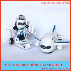 Đồ Chơi Máy Bay Biến Hình Thành Robot Phát Nhạc Vui Nhộn Cho Bé Từ 1 2 3 4 5 6 7 8 9 Tuổi