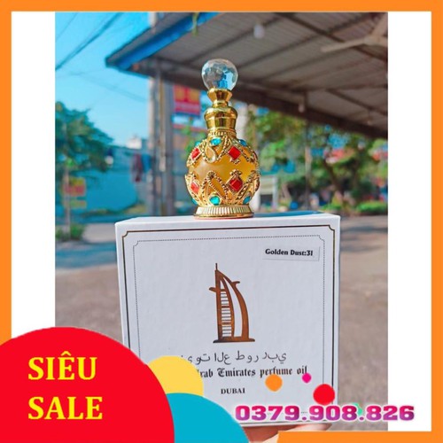 TINH DẦU NƯỚC HOA DUBAI MÙI GOLDEN DUST
