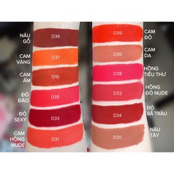 SON DOLLY DAIMOND VELVET (12 màu được tùy chọn) kem siêu lì - mềm mịn môi (tặng son dưỡng)