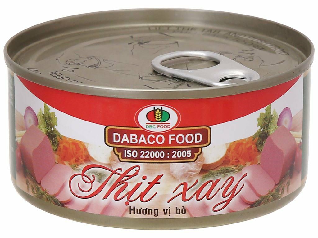 Hình ảnh Thịt heo xay hương vị bò -Hộp170g -Date 2024