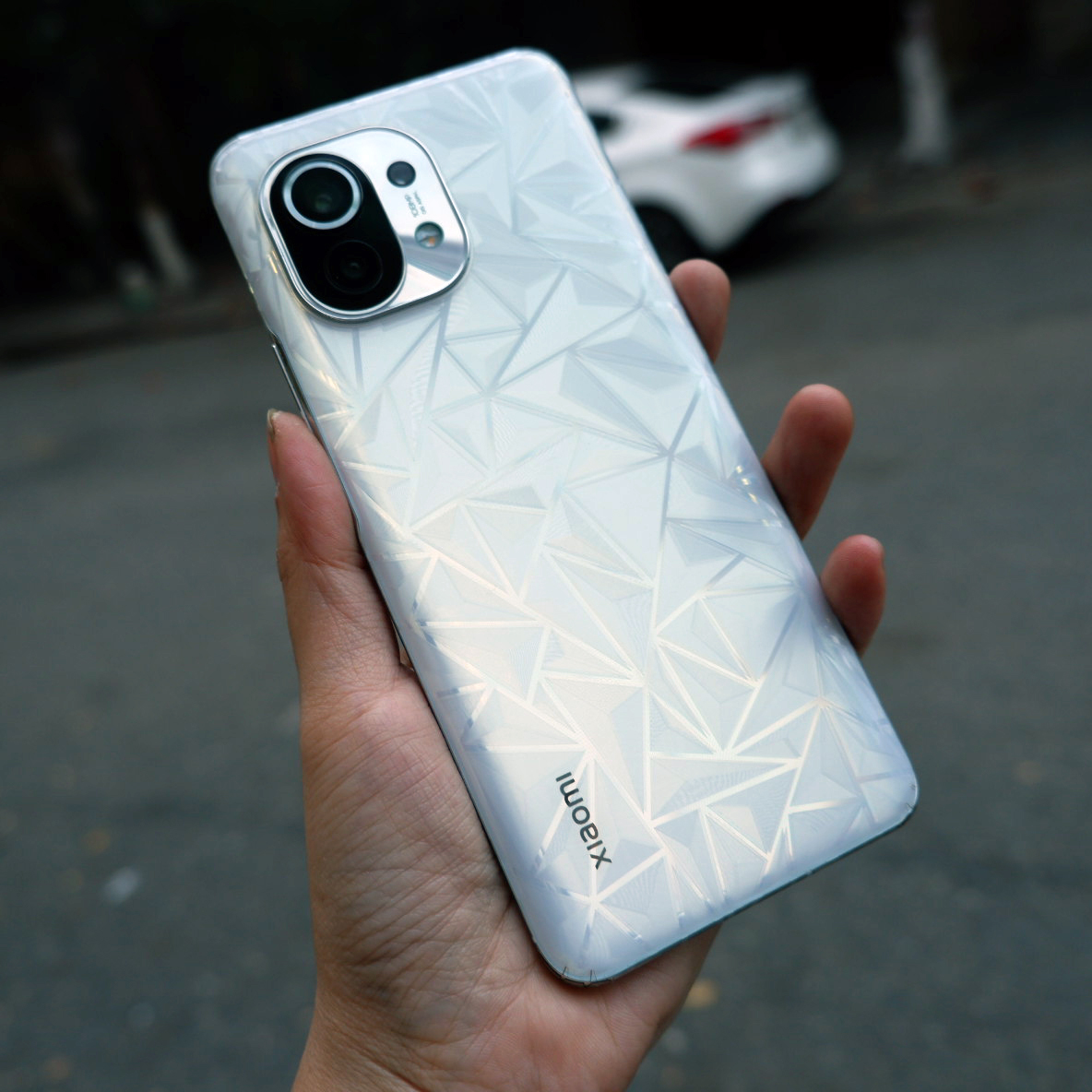 Miếng dán skin ppf xiaomi mi 11 , mi 11T , mi 11 pro , mi 11 lite , mi 11 ultra họa tiết kim cương 4D
