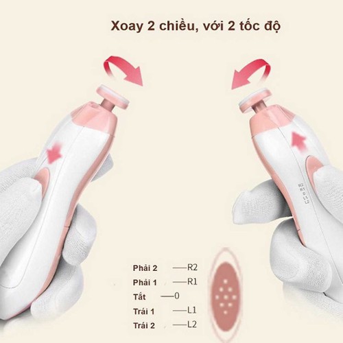 Máy cắt móng tay, chân có dũa cho cả mẹ và bé từ 0 tuổi bảo đảm an toàn