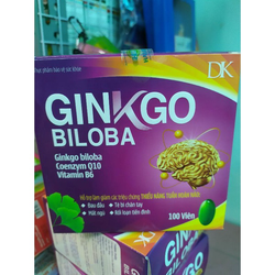 Ginkgo Biloba Bổ Sung Dưỡng Chất Cho Não, hoạt huyết dưỡng não hộp 100 viên