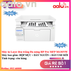 MÁY IN LASER ĐEN TRẮNG ĐA CHỨC NĂNG HP PRO MFP M130NW