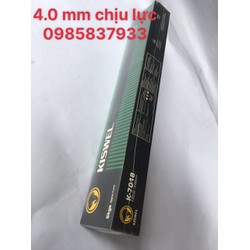 Que hàn 4.0 mm chịu lực K-7018 Kiswel dùng cho kết cấu mối chắc chắn tuổi thọ cao