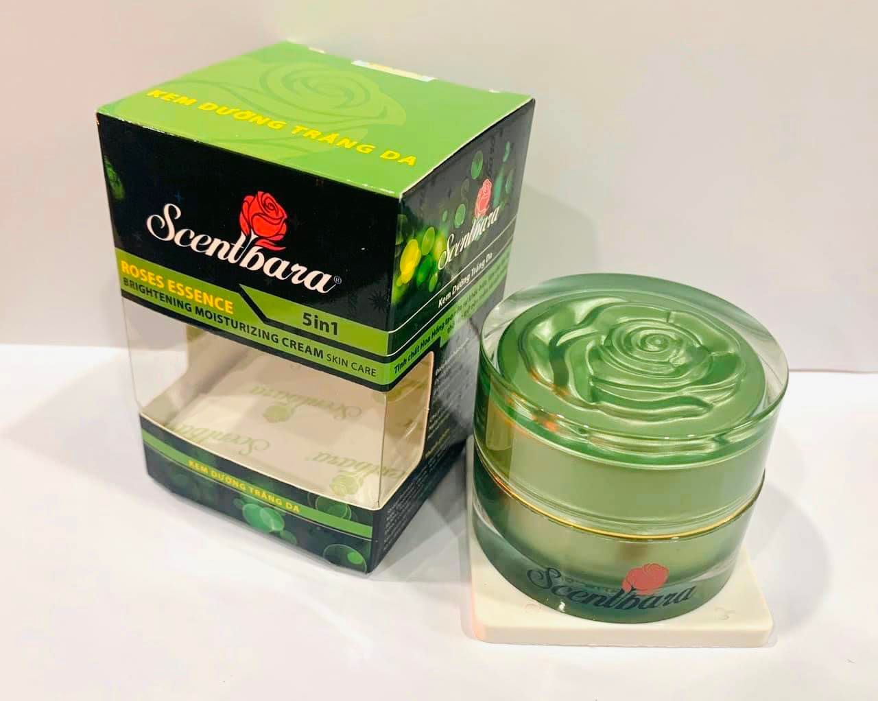 Kem dưỡng trắng da scentbara 5in1 roses essence brightening - HX1894