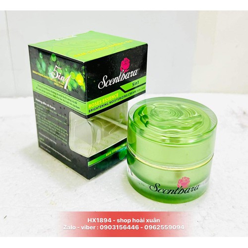 Kem dưỡng trắng da scentbara 5in1 roses essence brightening - HX1894