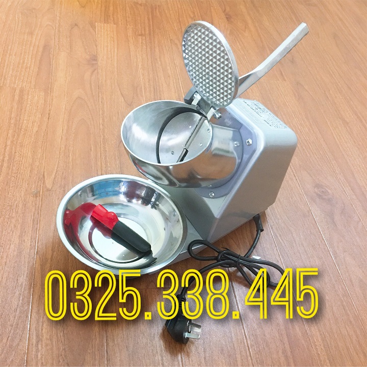 Máy xay đá lưỡi dao thép trắng