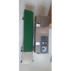 Máy hàn miệng túi liên tục Fr900 inox, hàn túi caffe, ép bao bì các loại