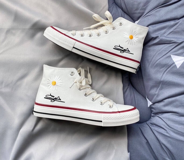 giày thể thao trắng nữ- giày bata nữ đi học đi du lịch