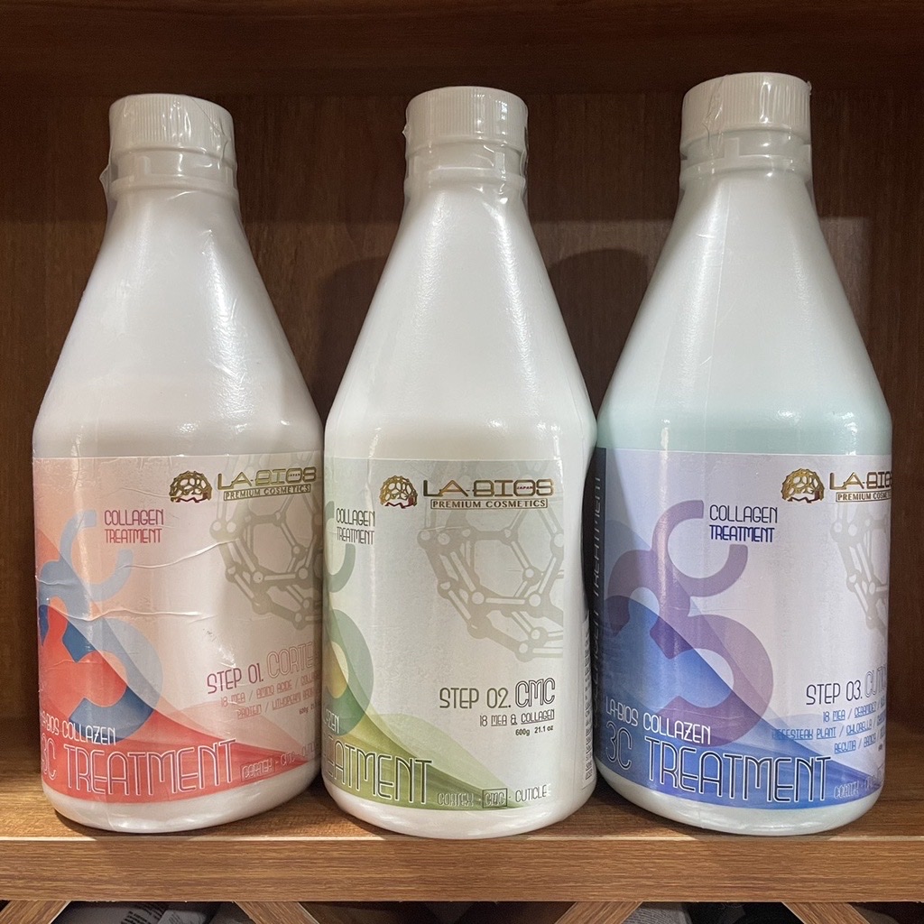 Bộ phục hồi 3C Labios Collagen Treatment 600mlx3