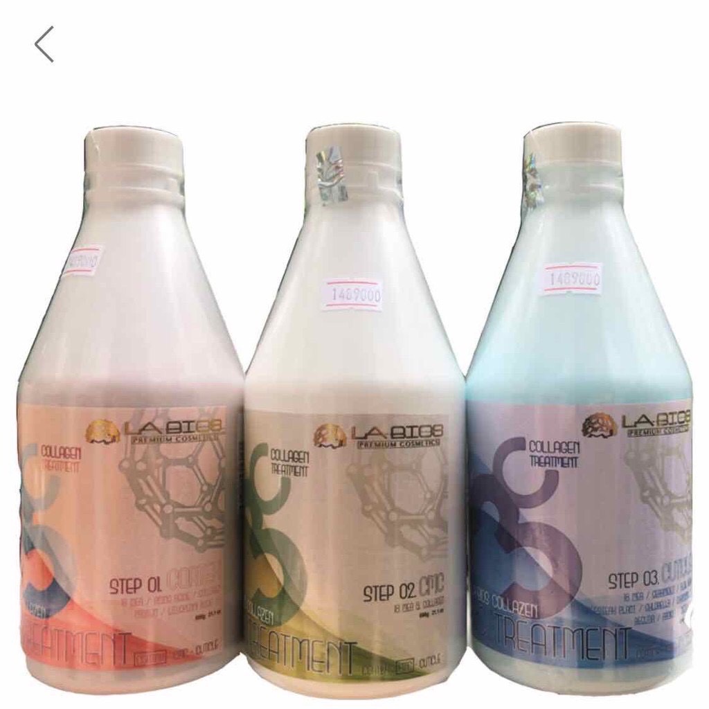 Bộ phục hồi 3C Labios Collagen Treatment 600mlx3