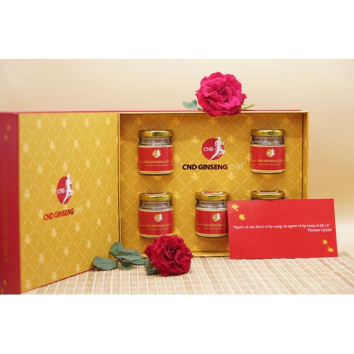 BỘT NHÂN SÂM CANADA CND GINSENG set 5 hủ