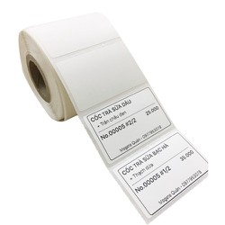 [GIÁ RẺ SỐ 1] Giấy in mã vạch, giấy in decal, giấy in tem trà sữa 50x30 mm