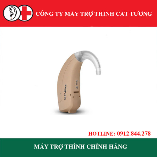 MÁY TRỢ THÍNH signia [siemens] Fun sp, chính hãng Đức, máy sau tai nhỏ gọn phù hợp cho mức độ Nặng - Sâu
