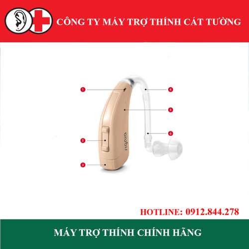 MÁY TRỢ THÍNH signia [siemens] Fun sp, chính hãng Đức, máy sau tai nhỏ gọn phù hợp cho mức độ Nặng - Sâu