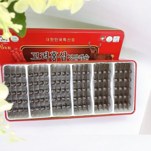 Viên đạm sâm nhung hươu linh chi Hàn Quốc 120 viên