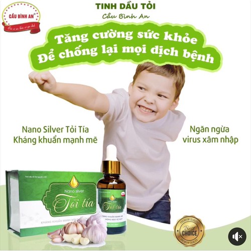 TINH DẦU TỎI TÍA NANO BẠC CẦU BÌNH AN
