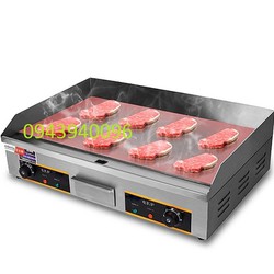 Bếp chiên rán mặt phẳng điện,bếp chiên phẳng điện đôi cao cấp-Mâm lớn 73cm 2 khuôn-khuôn dày 8mm,chống dính cao cấp-Bảo hành 1 năm(hàng có sẵn)