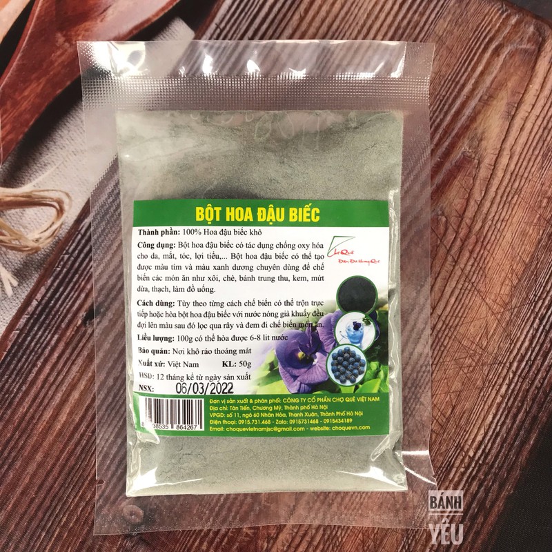 Bột Tạo Màu Tự Nhiên Chợ Quê 50g