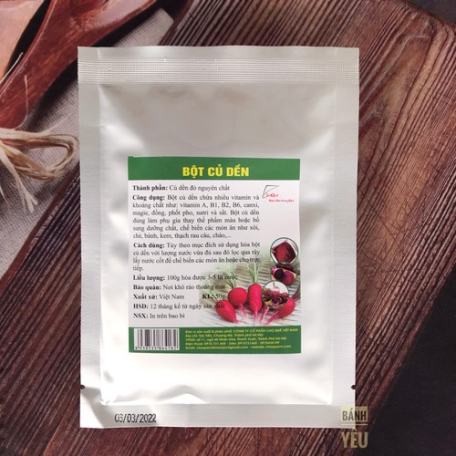 Bột Tạo Màu Tự Nhiên Chợ Quê 50g