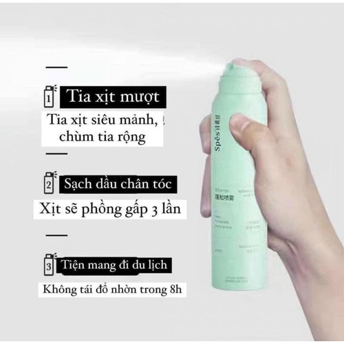 Dầu gội tạo phồng tóc Fluffy Spray