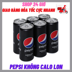 Pepsi Không Calo 1 Lốc 6 Lon