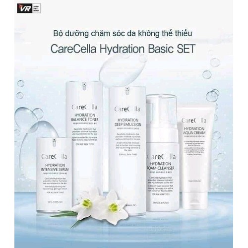 Bộ Chăm Sóc Da Cơ Bản Làm Sạch Dưỡng Trắng Care Cella Gcoop 1300gr