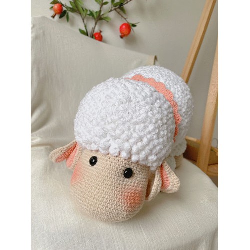 CỪU DOLLY gấu bông móc len cao cấp, dễ thương dành cho bé - Thú nhồi bông Handmade Đan móc thủ công bằng tay [Gấu bông giá rẻ quận Thủ Đức - Quận Gấu]