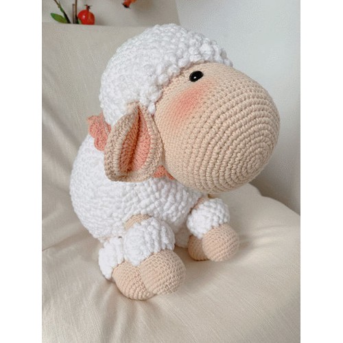 CỪU DOLLY gấu bông móc len cao cấp, dễ thương dành cho bé - Thú nhồi bông Handmade Đan móc thủ công bằng tay [Gấu bông giá rẻ quận Thủ Đức - Quận Gấu]