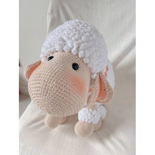 CỪU DOLLY gấu bông móc len cao cấp, dễ thương dành cho bé - Thú nhồi bông Handmade Đan móc thủ công bằng tay [Gấu bông giá rẻ quận Thủ Đức - Quận Gấu]