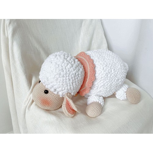 CỪU DOLLY gấu bông móc len cao cấp, dễ thương dành cho bé - Thú nhồi bông Handmade Đan móc thủ công bằng tay [Gấu bông giá rẻ quận Thủ Đức - Quận Gấu]