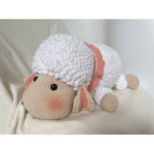 CỪU DOLLY gấu bông móc len cao cấp, dễ thương dành cho bé - Thú nhồi bông Handmade Đan móc thủ công bằng tay [Gấu bông giá rẻ quận Thủ Đức - Quận Gấu]