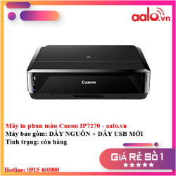 MÁY IN MÀU CANON IP7270  IN HÌNH ẢNH VĂN BẢN PHUN MÀU - AALO.VN