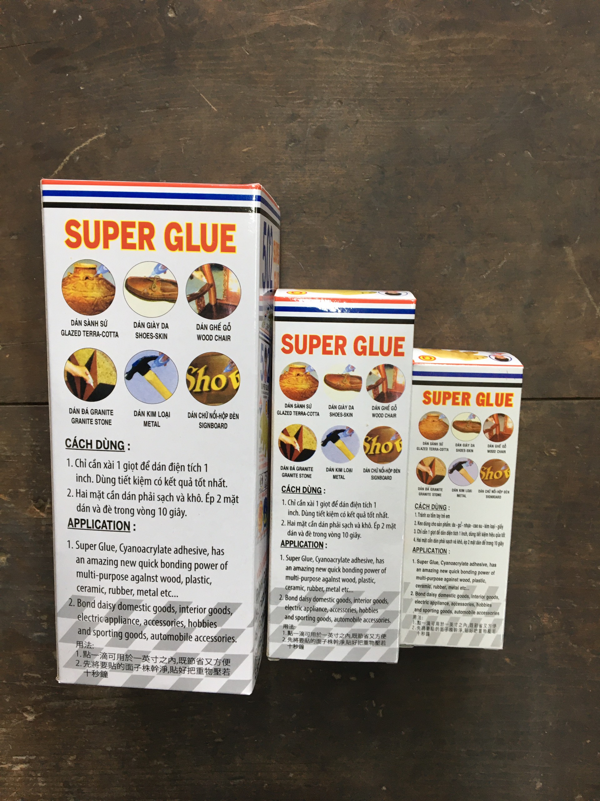 Keo dán sắt 502  hiệu Con Gấu 100ml / 200gml / 500ml, dán siêu dính