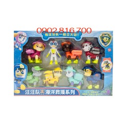 Đồ chơi Biệt Đội chó cứu hộ Paw Patrol 8 nhân vật có khớp 83168