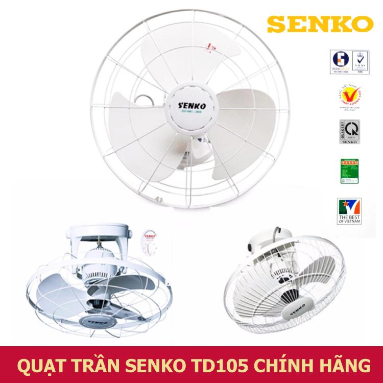 [HCM]QUẠT ĐẢO TRẦN  SENKO TD105