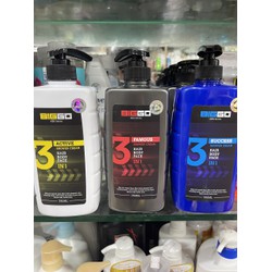 SỮA TẮM GỘI RỬA MẶT BIGGO MEN 3IN1 750ML