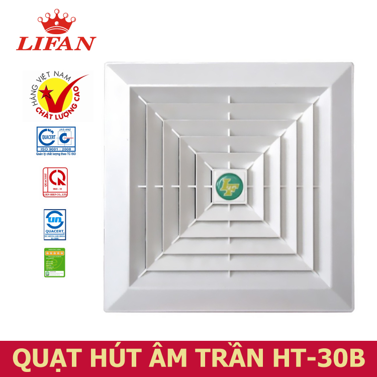 [HCM]QUẠT HÚT ÂM TRẦN HT-30B