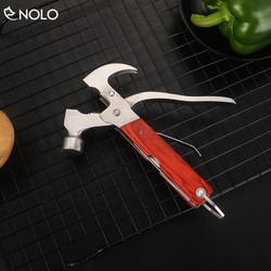 Dụng Cụ Búa Jeep15 Nhổ Đinh Đa Năng 15in1 Chất Liệu Hợp Kim Kẽm Tay Cầm Giả Gỗ Có Tặng Kèm Túi Đựng