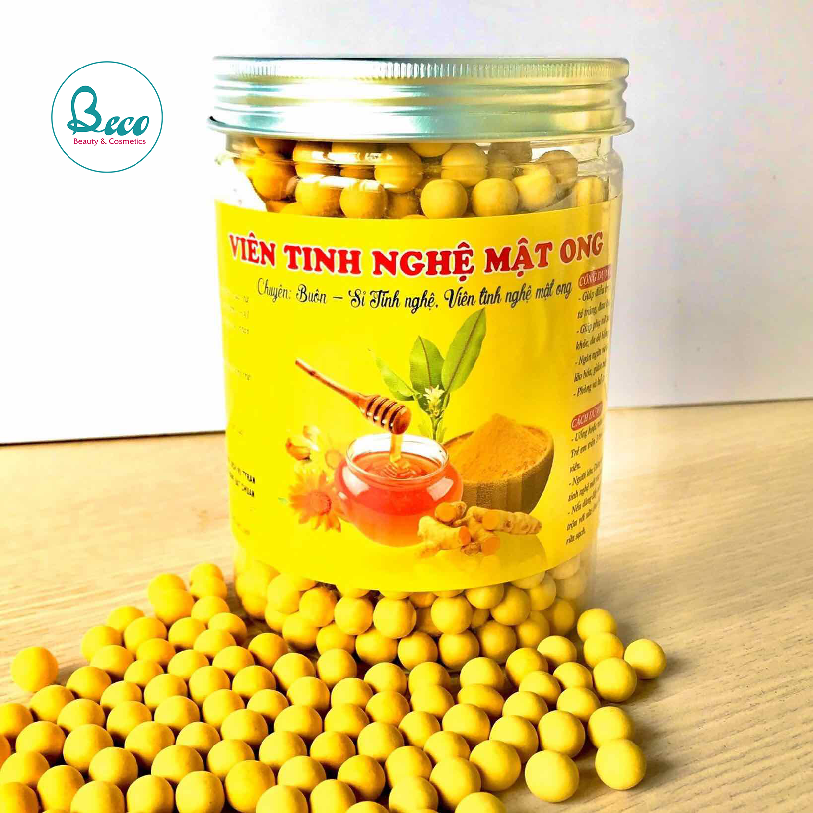 Viên Nghệ Sữa Ong Chúa, Đẹp da, Giảm Cân, Phục hồi da mụn