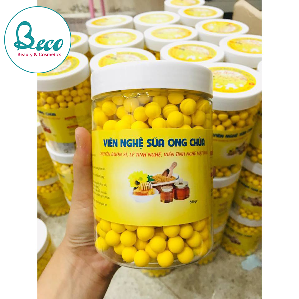 Viên Nghệ Sữa Ong Chúa, Đẹp da, Giảm Cân, Phục hồi da mụn