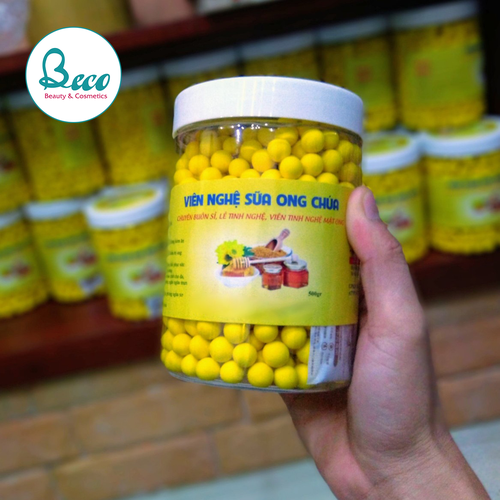 Viên Nghệ Sữa Ong Chúa, Đẹp da, Giảm Cân, Phục hồi da mụn