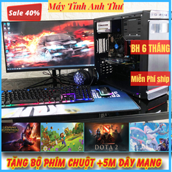 [XẢ HÀNG] Thùng Máy vi tính PC Gaming Chơi Game Online maxsting 8GB, Ổ CỨNG 500GB