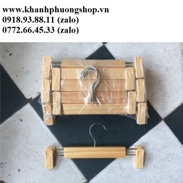 móc gỗ treo quần áo