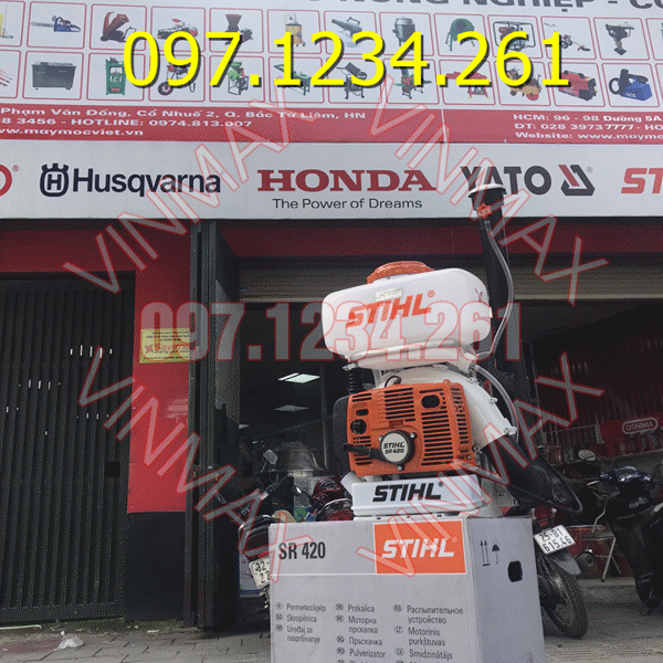 Máy phun hóa chất khử trùng STIH-L đi khắp thôn xóm Đồng Nai